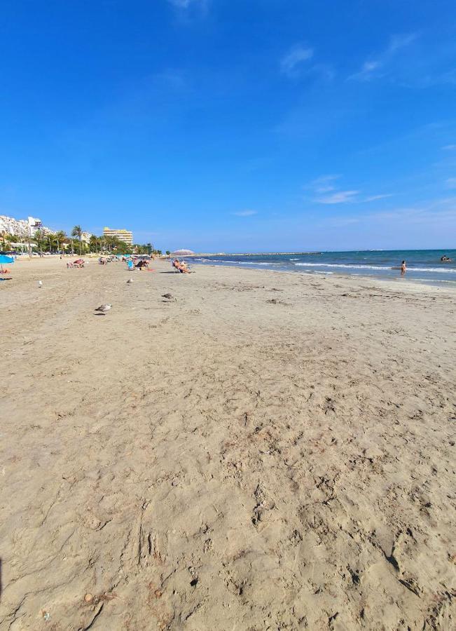 Sunflower Residence First Line By The Sea Santa Pola Exteriör bild