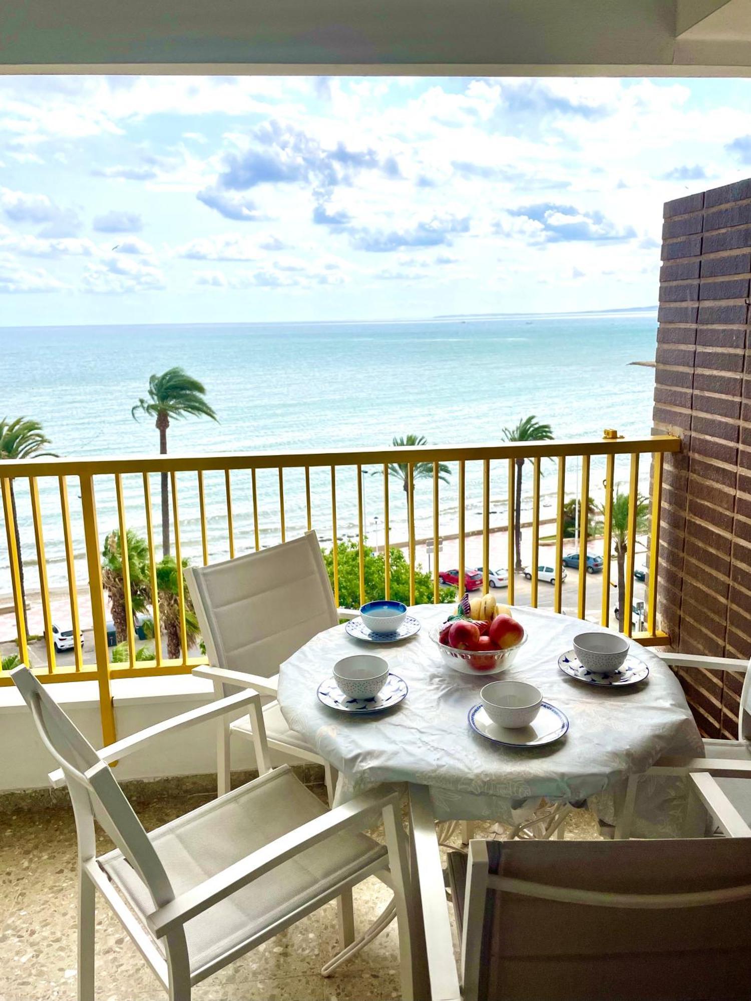 Sunflower Residence First Line By The Sea Santa Pola Exteriör bild